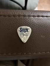 Styx 50 Years Commemorative Guitar Pick White Pearl Rock & Pop