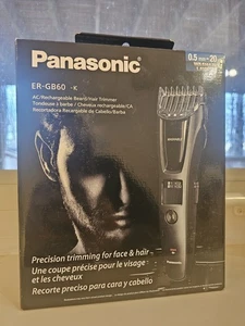 Panasonic Cheveux & Hommes de la famille des Marteaux de Barbe ER-GB60-K sans fil NEW