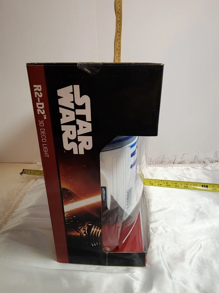R2-D2 3D LUZ NOCTURNA Star Wars Deco Luz Nocturna FX Pared NUEVO Disney Lite LED r2d2 Foto 3 de 4