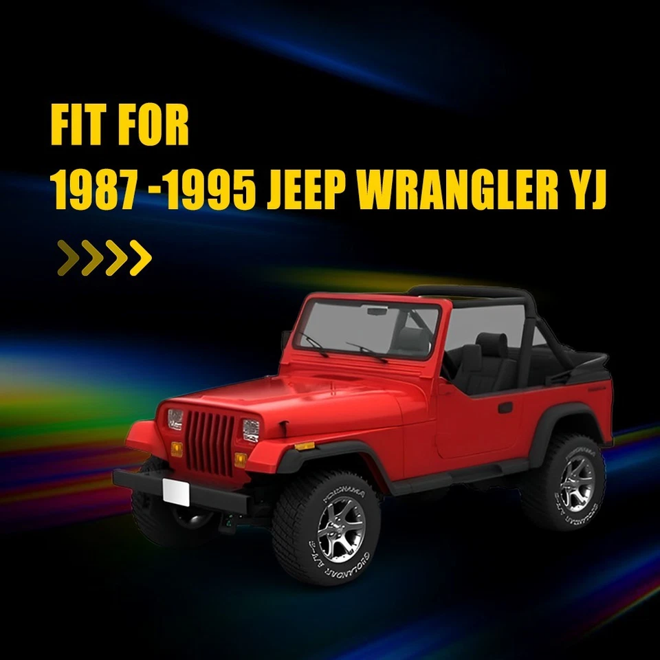 Carcasas de lámpara de estacionamiento con señal de giro delantera 56001378 para Jeep Wrangler YJ 1987-95 Foto 2 de 4