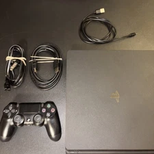 Sony PlayStation 4 Slim Pro 1TB Black Video Game Console CUH-2215B W/ Controller