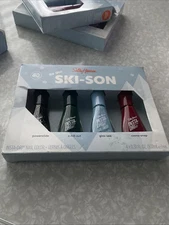 New Sally Hansen Insta-Dri Nail Color TIS THE SKI-SON 4 pc Limited Edition