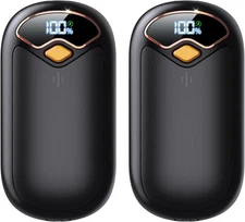 Hand Warmers Rechargeable - Magnetic Electric Hand Warmers 2 Pack, LED Display, 