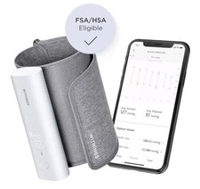 Withings BPM Connect Smart Wi-Fi Blood Pressure Monitor Gray White New Open Box