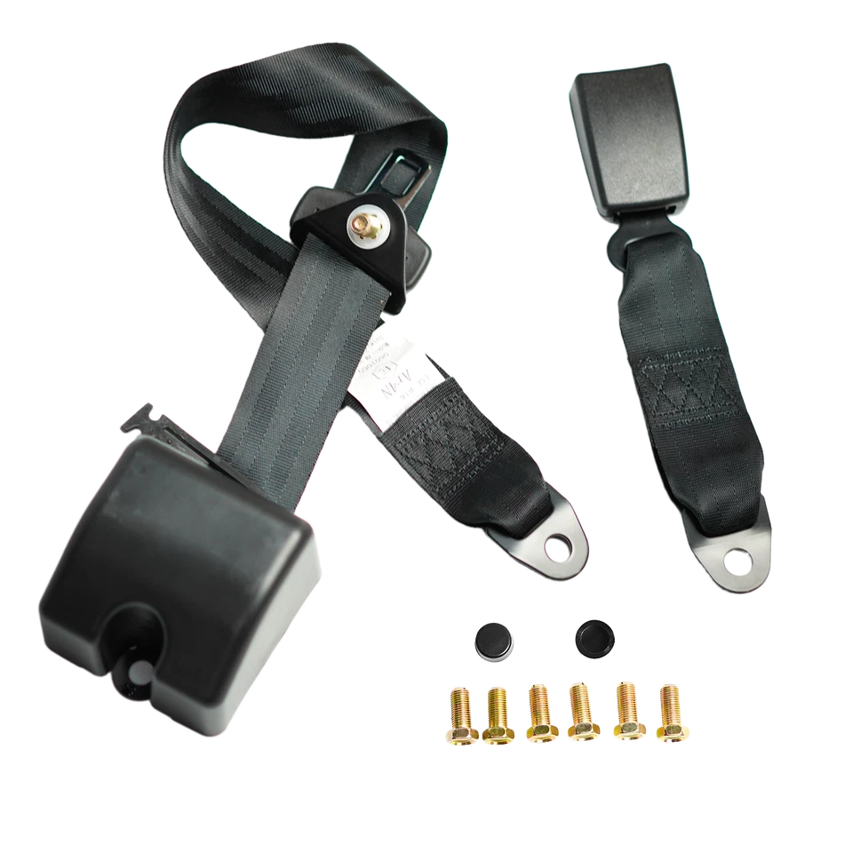 Correas de cinturón de seguridad retráctiles genuinas para vehículo Dodge Dakota de 3 puntos Foto 4 de 4