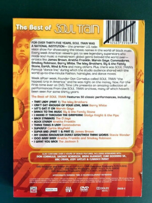 The Best of Soul Train (3 DVDs) LIKE NEW, Slipcover, booklet, 2010