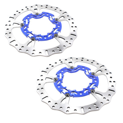 2PCS 14.0'' Blue Brake Rotors for Harley Touring FLTR Road Glide FLHR/I FLTRX 