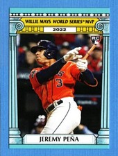 2022 Topps Throwback Thursday #137 Jeremy Pena Houston Astros 1039