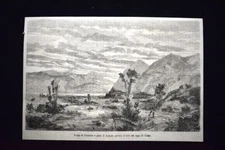 Fort of Fuentes or Spanish Plain, Colico, Lake Como 1867 Engraving