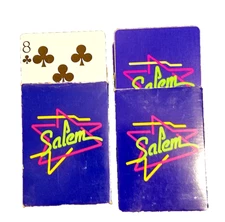 VTG 2 Salam Playing Cards mint in Package us playing card co.cincinnati ohio