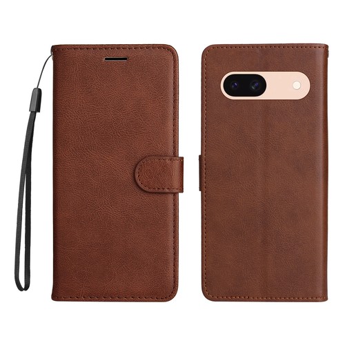 Solid Color Leather Wallet Magnetic Phone Case For Google Pixel 6 7A 8A 9 Pro XL - Picture 28 of 48