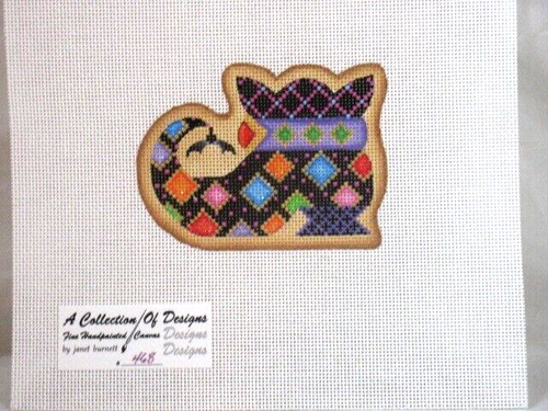 A Collection of Designs by Janet Burnett #468 Hand Painted 18 Count Mesh - Picture 1 of 2