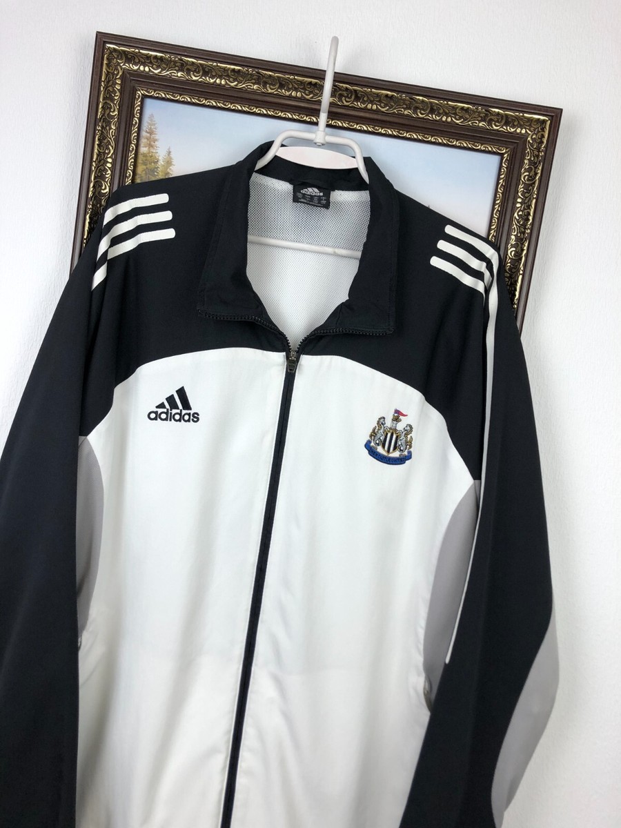 Vintage Adidas Newcastle United Football Jacket Soccer Track Top
