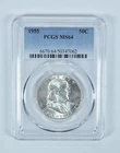 1955 Franklin Half Dollar MS64 PCGS Blue Label