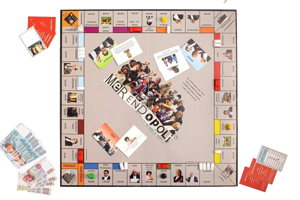 MERENDOPOLI gioco da tavolo dei "Compagni di Merende", Mostro Firenze, Pacciani - Immagine 2 di 4