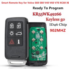 For Volvo S60 S80 V40 V60 V70 Xc60 Xc70 Smart Remote Key Fob Kr55wk49266 902mhz