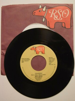 BEE GEES: ''TRAGEDY and ''UNTIL''  with  Orig. Sleeve, Excellent Condition (c) 1979