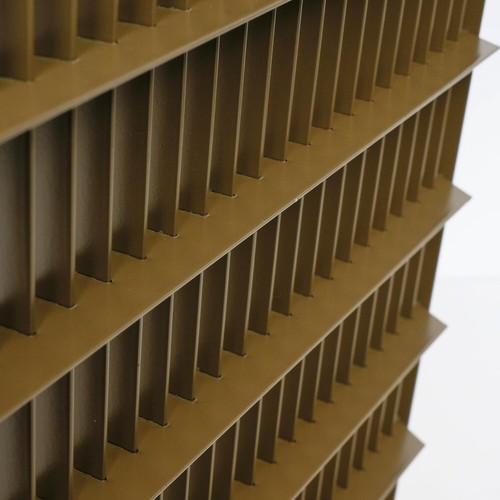 Heavy Duty Walkable Floor Grille for 12x20 Duct Openings - Brown Steel Design - Picture 11 of 11