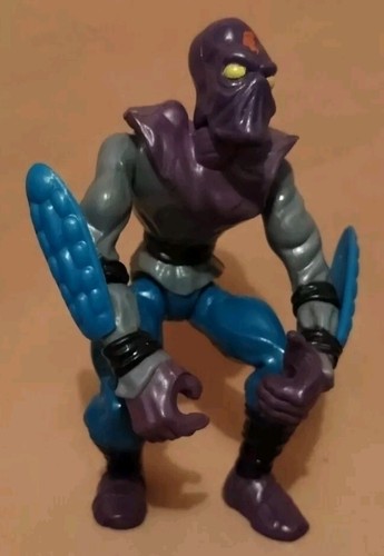 1988-89 Playmates Toys ~ TMNT ~ Foot Soldier, Baxter, Rocksteady, and Shredder - Picture 2 of 16