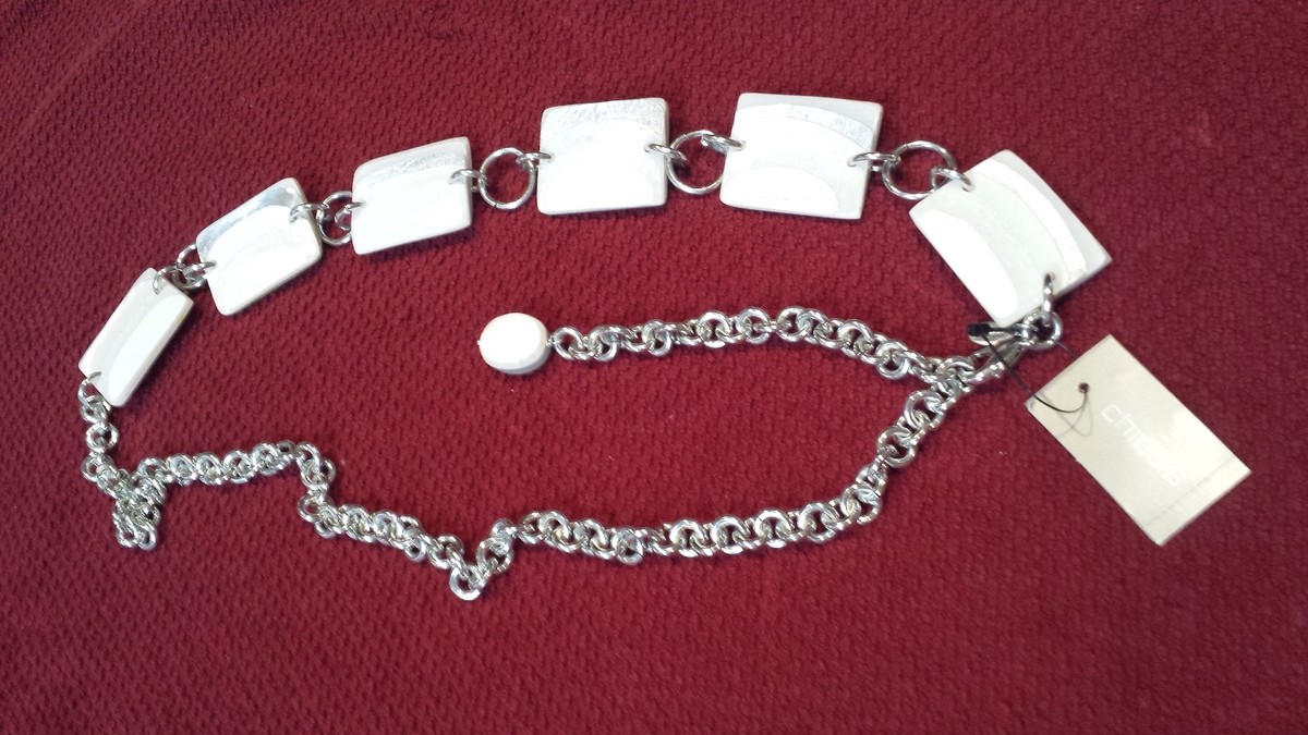 Chico\'s Silver Chain Belt NWT Women main image 3