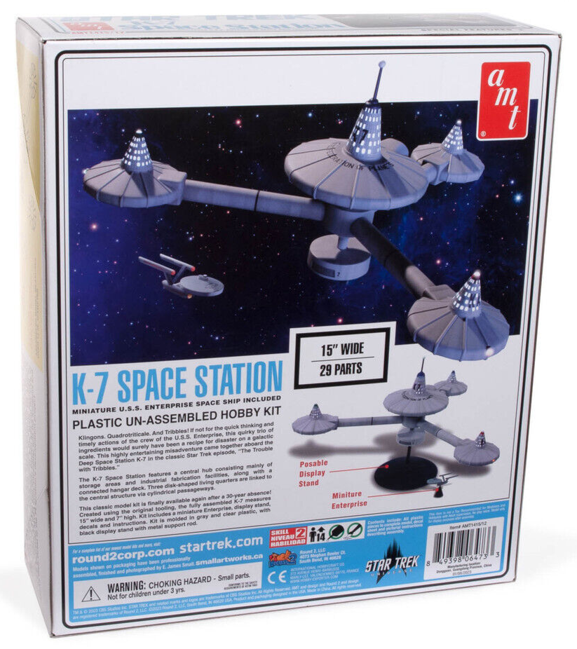 Star Trek - Original Series K7 Space Station - AMT 1415 1/7600
