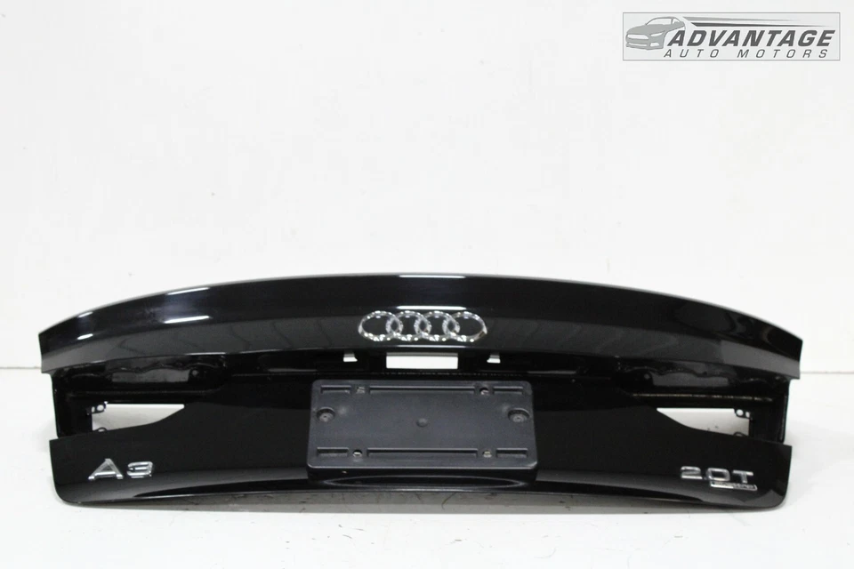 AUDI A3 QUATTRO 2015-2017 8V MALETERO TRASERO TAPA CUBIERTA NEGRO BRILLANTE OEM Foto 4 de 4