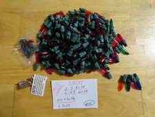 200 MULTI-COLOR Replacement Mini Glass Bulb Incandescent 2.5 Volt 0.43 Watt