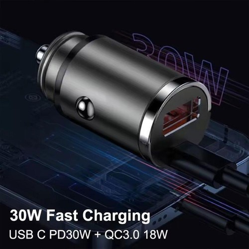 100W Car Charger PD Fast Charging For IPhoneMini USB C Car Charger✨s Mini N0Z0 - Zdjęcie 2 z 11