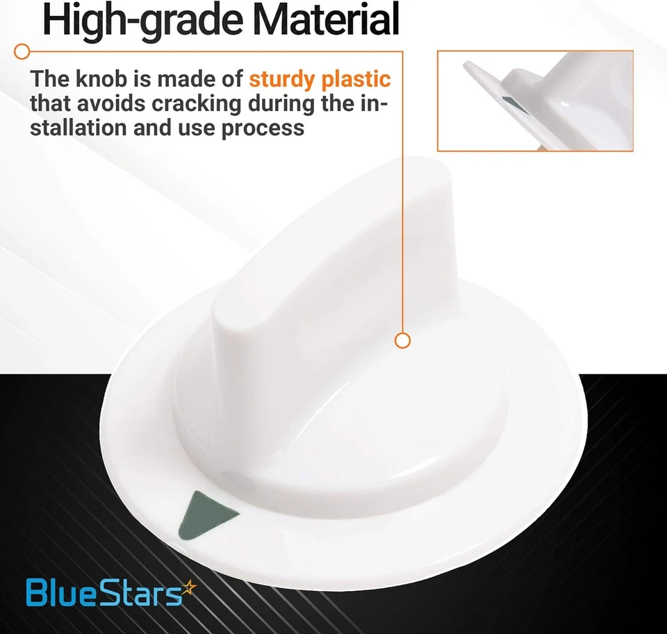 Botão de controle temporizador secadora GE Hotpoint HTDX100EM8WW HTDX100ED4WW HTDX100ED5WW etc - Imagem 4 de 4