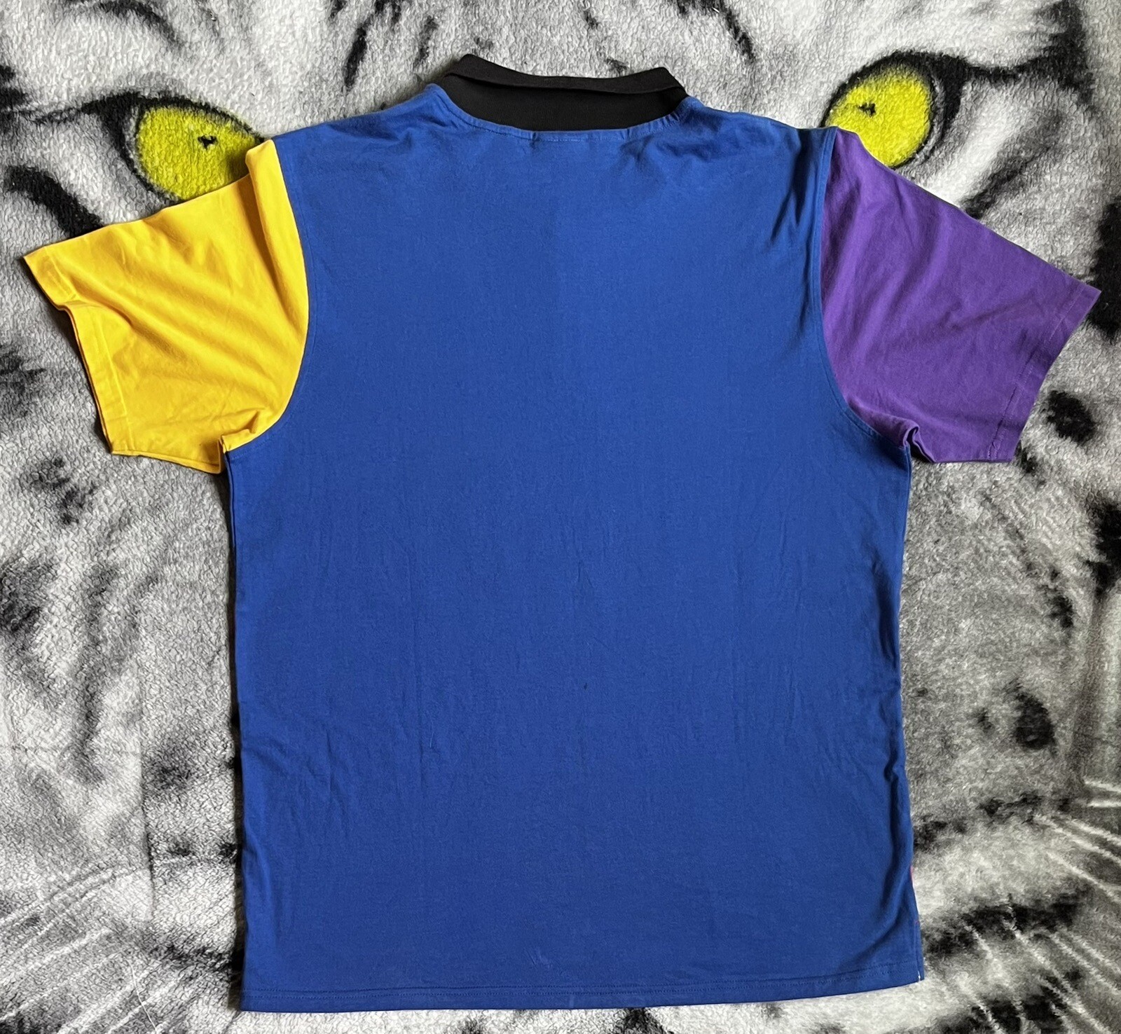 Rare Vintage Lrg 90s Style Cross Color Embroidered Ar… Gem