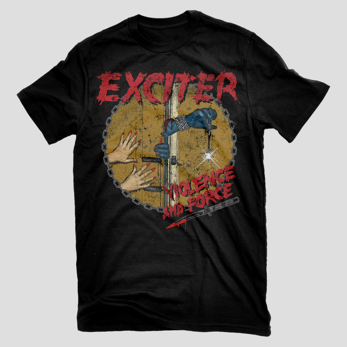 Exciter Violence & Force Band T-Shirt Gift for Fans S to 5XL QT61