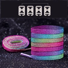 No Tie Shoe Rope Elastic Laces Strings Lazy Easy No-tie Shoelaces Adult Kids   