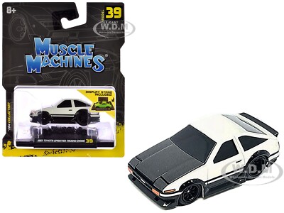 1983 TOYOTA SPRINTER TRUENO (AE86) WHITE 1/64 DIECAST BY MUSCLE