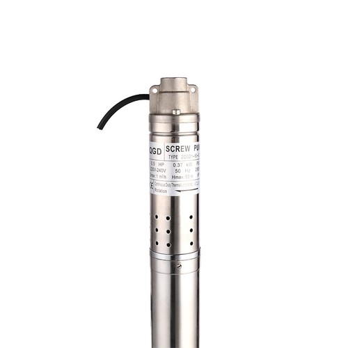 ZYIY 2 Inch 1/2HP Screw Pump Deep Well Pump Submersible Water Pump for Home Pool - Picture 4 of 11