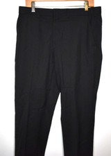 Ralph Lauren Purple Label Men's 100 Lana Wool Charcoal Pants Size 32 Designer