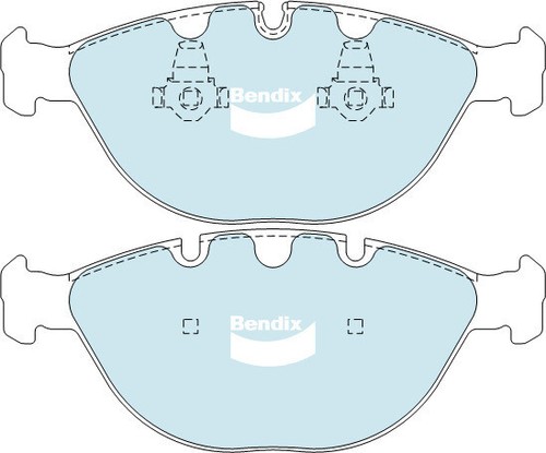 Brake Pads 4WD/SUV Bendix DB14954WD for BMW X5 E53 SAV 4.4i 4.4LTP M62TUB44 (448 - Picture 2 of 2