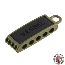 NEW VESSEL Bit Holder for 5 Bits Olive BH-05D