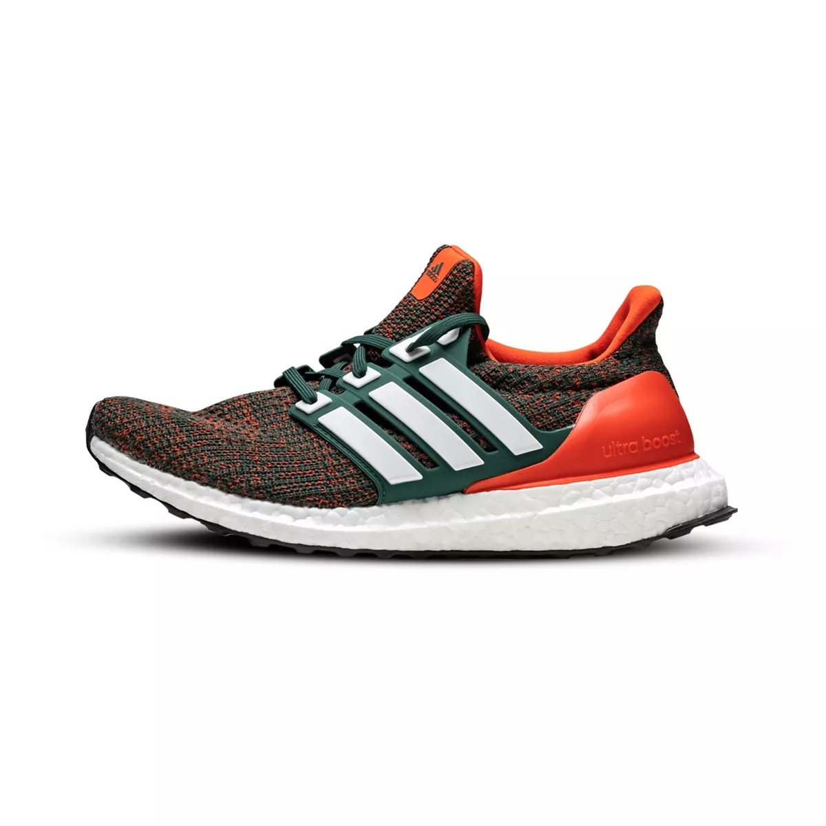 EE3702 Mens Adidas UltraBOOST Miami Hurricanes Ultra Boost