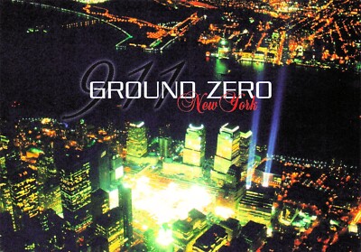 Ground Zero World Trade Center Twin Towers 9/11 Manhattan 6x4 Postcard H25