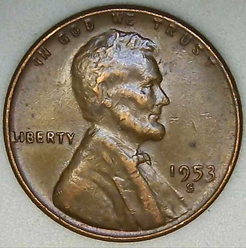 1953-S 1C Lincoln Wheat Cent XF 23lc0517-2