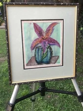 VASILIY SADOVOI Original MODERN ABSTRACT FLORAL VINTAGE IMPRESSIONIST STILL LIFE