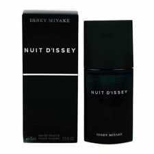 Issey Miyake Nuit D'Issey 75ml Eau De Toilette EDT Spray For Men - New