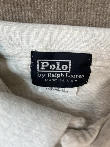Vintage Polo Ralph Lauren XL Hemd Ringer bestickt Logo Kurzarm USA - Bild 5 von 10