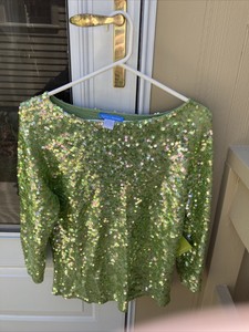 large sequin top