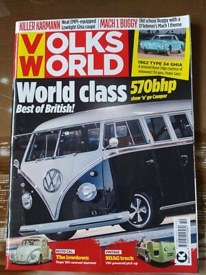 Volksworld Magazine October 2020  Beach Buggy Karmann ghia type 14 type 34 Razor