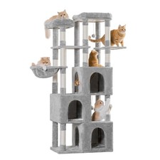 70.1'' Cat Tower for Large Cat Climbing Tree Condo Playing House Activity Center
