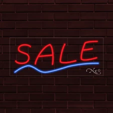 BRAND NEW "SALE" w/UNDERLINE 30x12X1 INCH LED FLEX INDOOR SIGN 30118