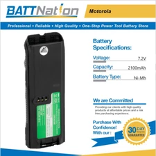 7.2V 2100mAh NiMh battery for Motorola NTN8294, XTS3000, XTS5000, MTP-300