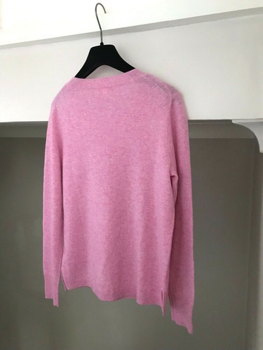 Maglione Divine NUOVO CON ETICHETTE J CREW Designer Sweet Candy Pink puro cashmere taglia S 360 - Foto 8 di 12