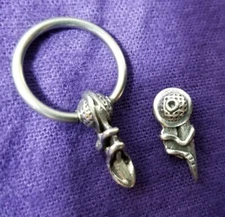 CBR Alien Charm Nipple Giger Insectoid Talon Piercing Body Jewelry Captive Ring